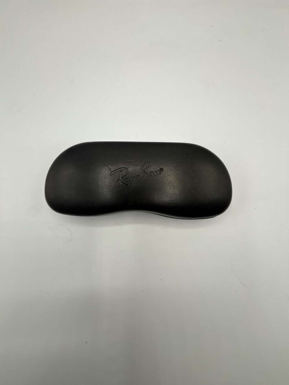 Ray-Ban Black Faux Leather Hard Clamshell Sunglasses Case